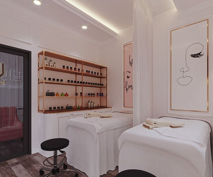 Thiết kế spa phun xăm thẩm mỹ