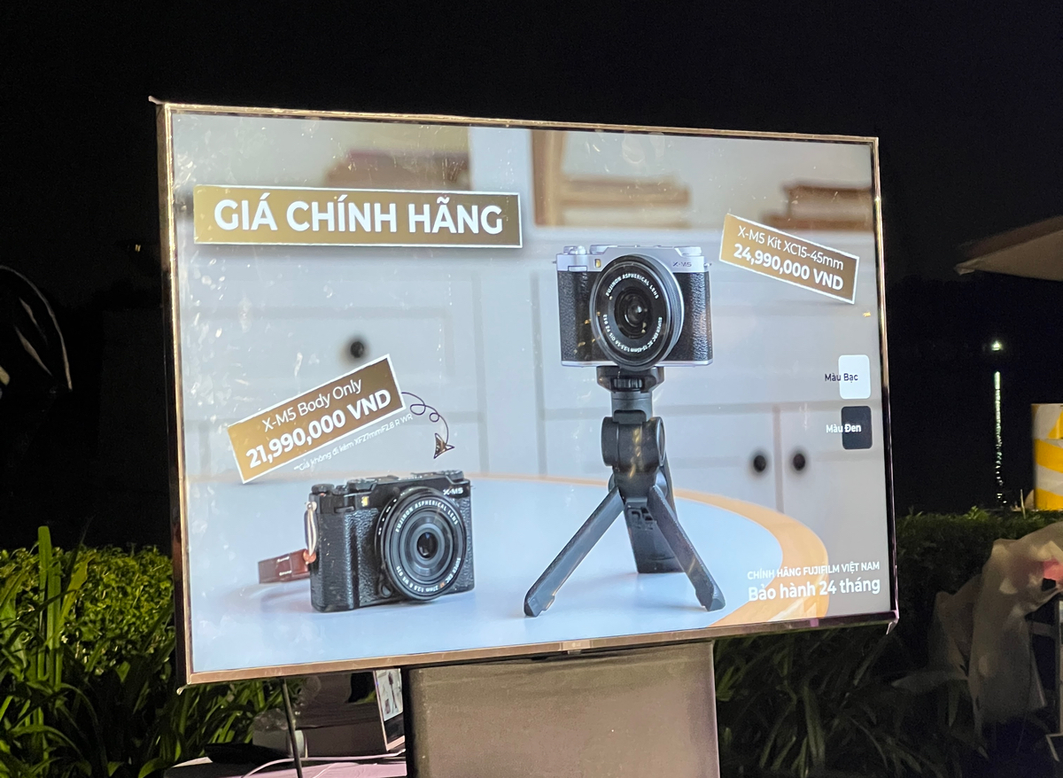 Giá chính hãng của Fujifilm X-M5 tại Việt Nam