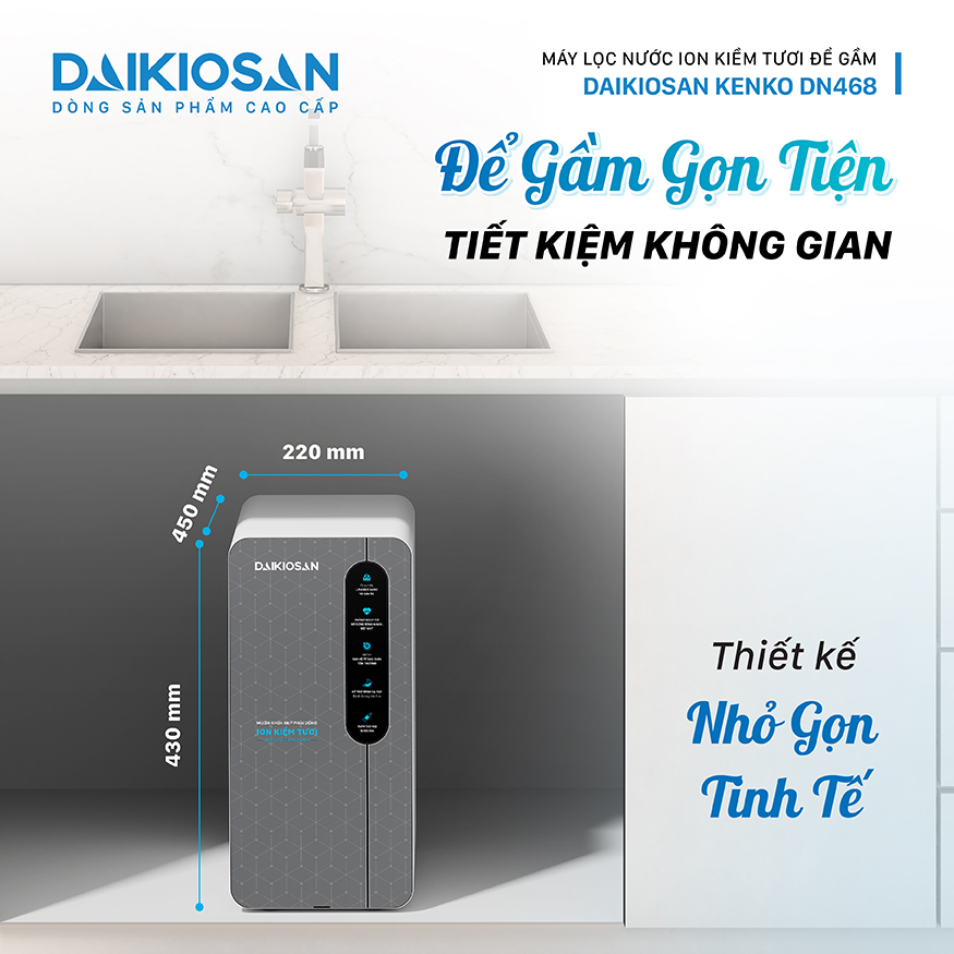 Review máy lọc nước Daikiosan DN468 sau 2 tuần sử dụng