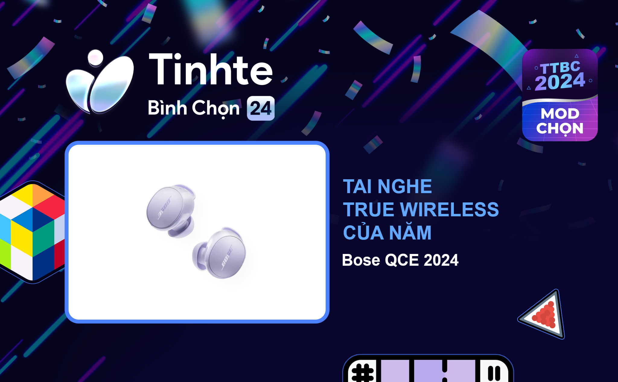 Tai nghe True Wireless của năm: Bose QCE 2024