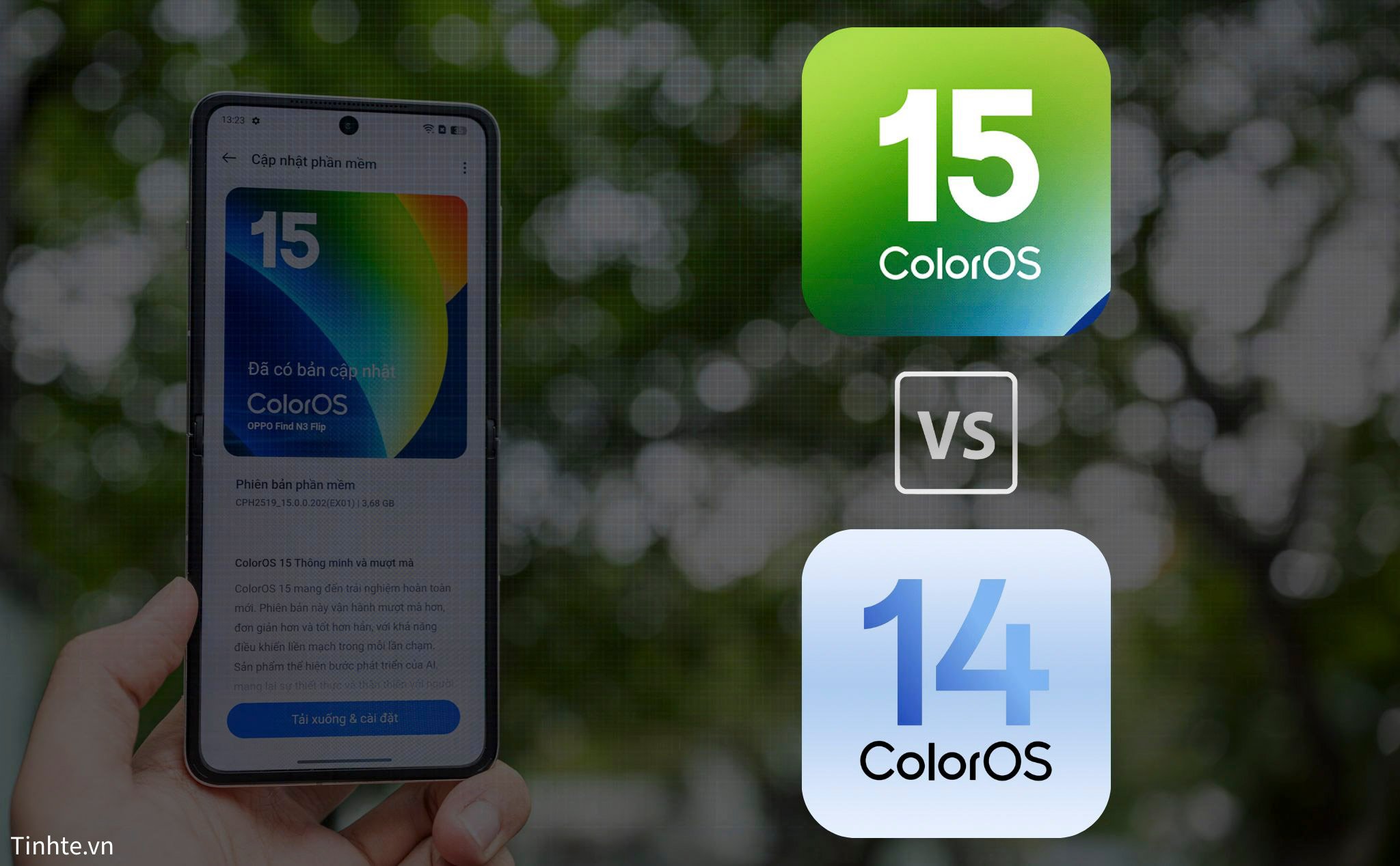 So sánh giao diện ColorOS 15 VS ColorOS 14