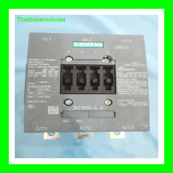 Khởi động từ Siemens 3RT5055-6AP36