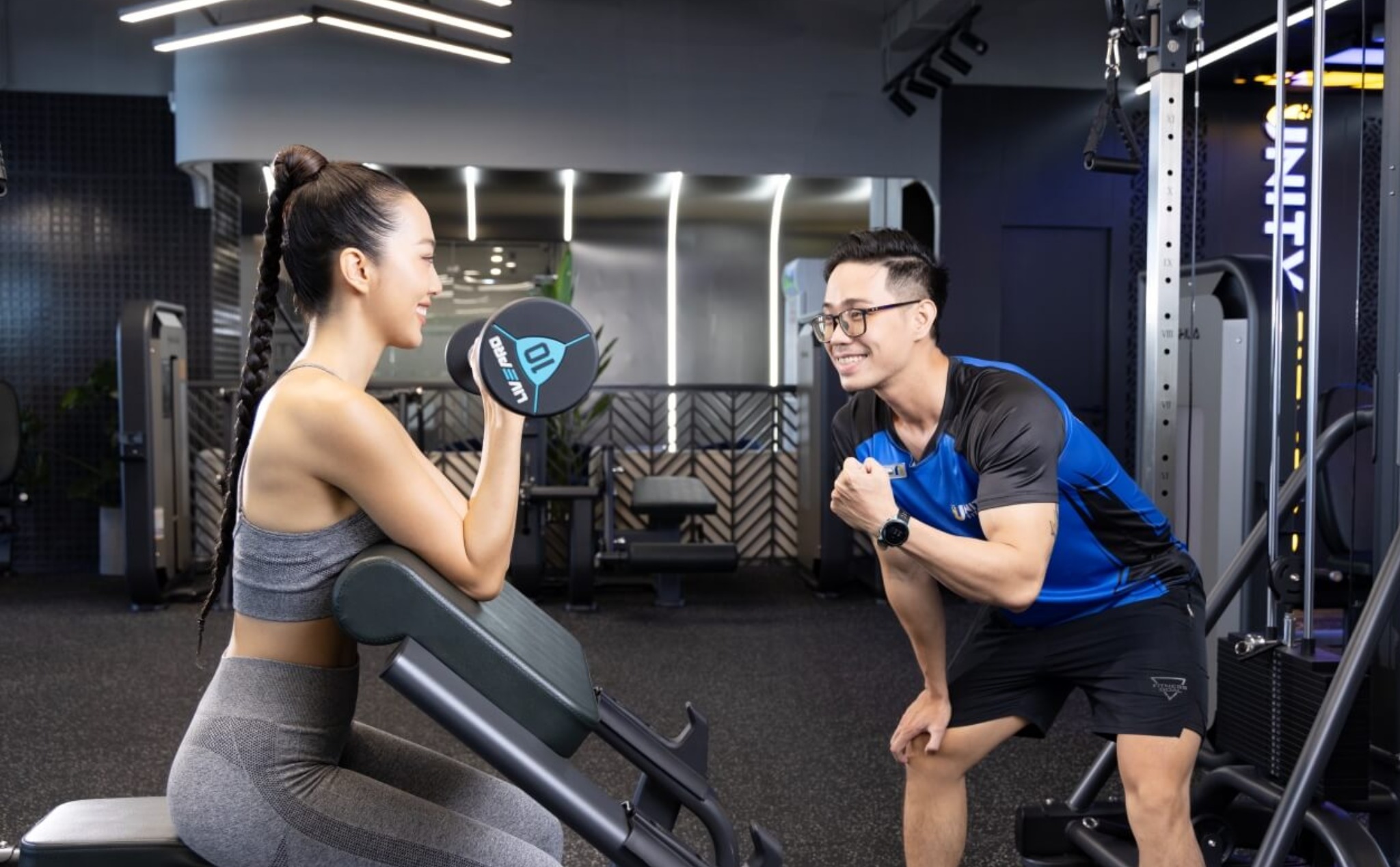 [QC] Unity Fitness - Nơi có thiết bị hiện đại đa dạng phục vụ người tập