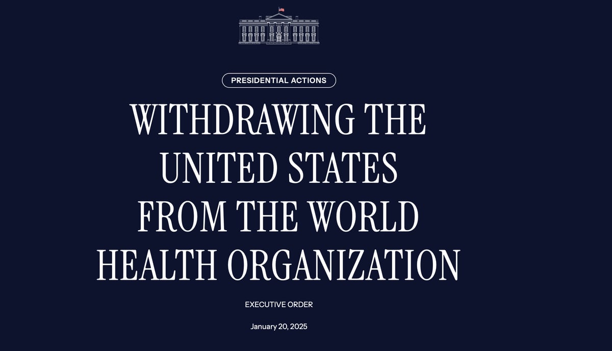 Withdrawing The United States From The World Health Organization – The White House