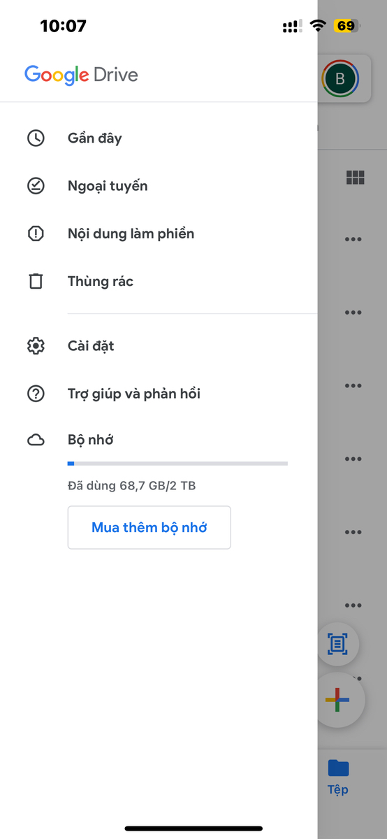 Gần Tết lừa đảo nhiều quá. Hôm qua đk mua google drive bản 100GB để lưu mấy hình séc si, ren, lọt...