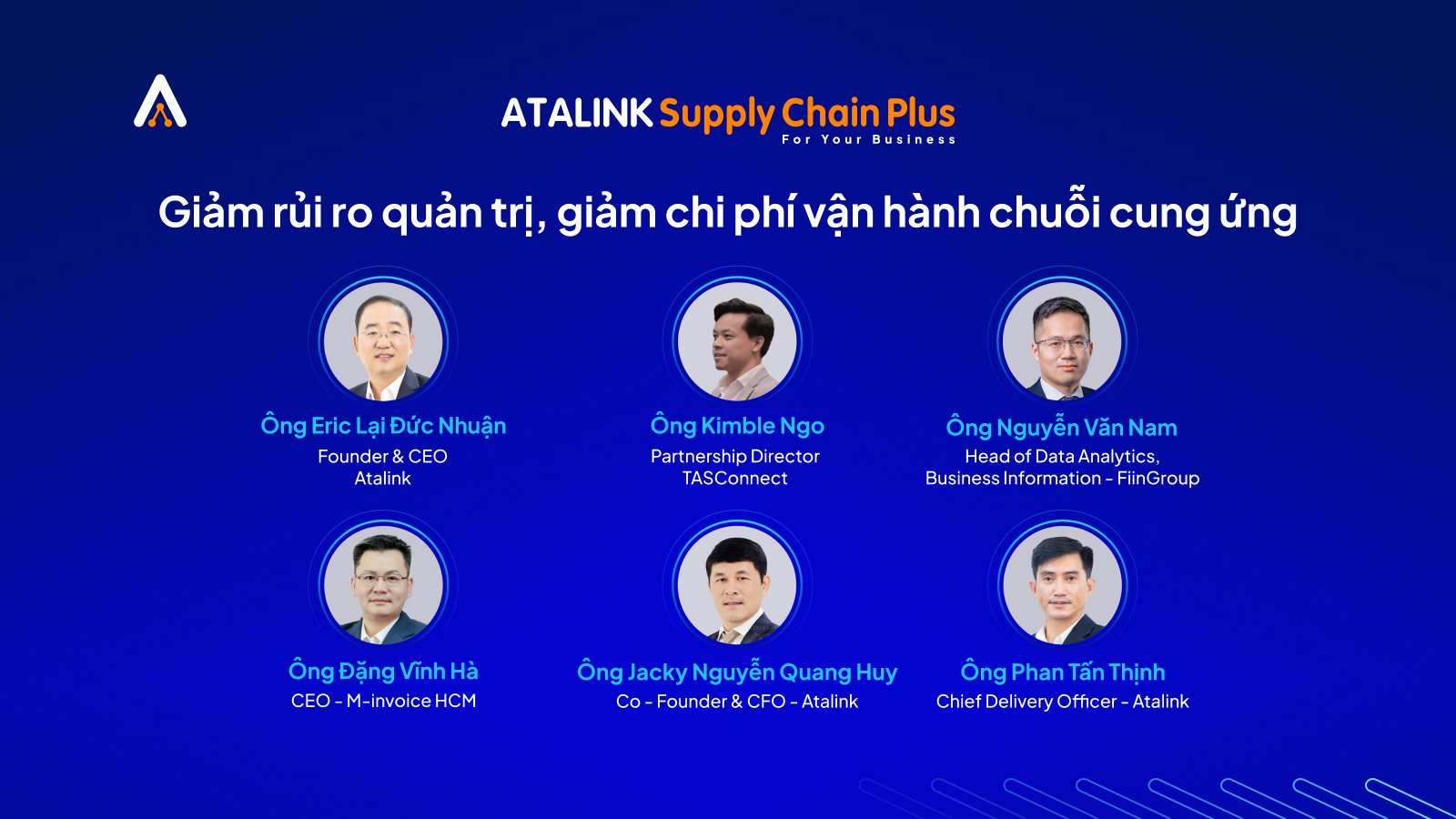 Gặp gỡ các chuyên gia hàng đầu tại ATALINK Supply Chain Plus 14.03