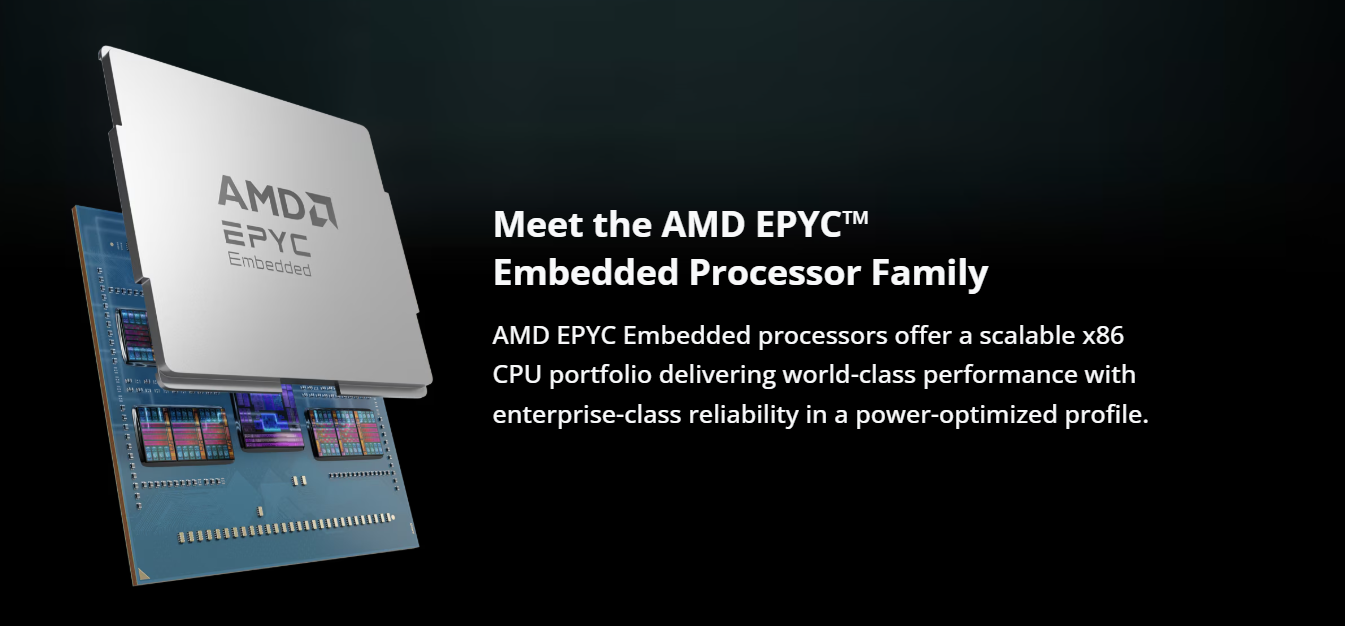 AMD Ra Mắt Bộ Vi Xử Lý AMD EPYC™ Embedded Thế Hệ Thứ 5