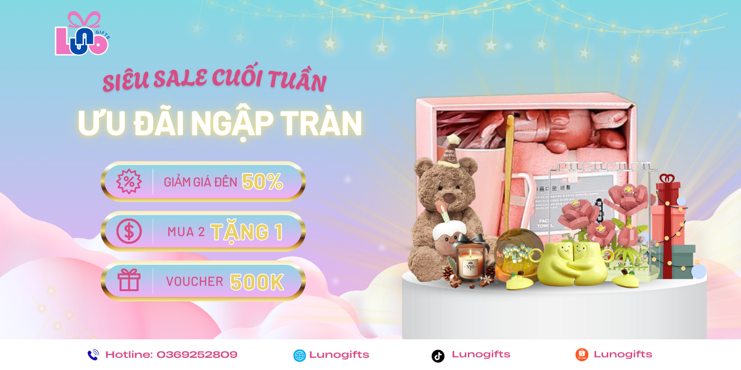 Săn SALE cuối tuần - Thơm cùng Luno Gifts