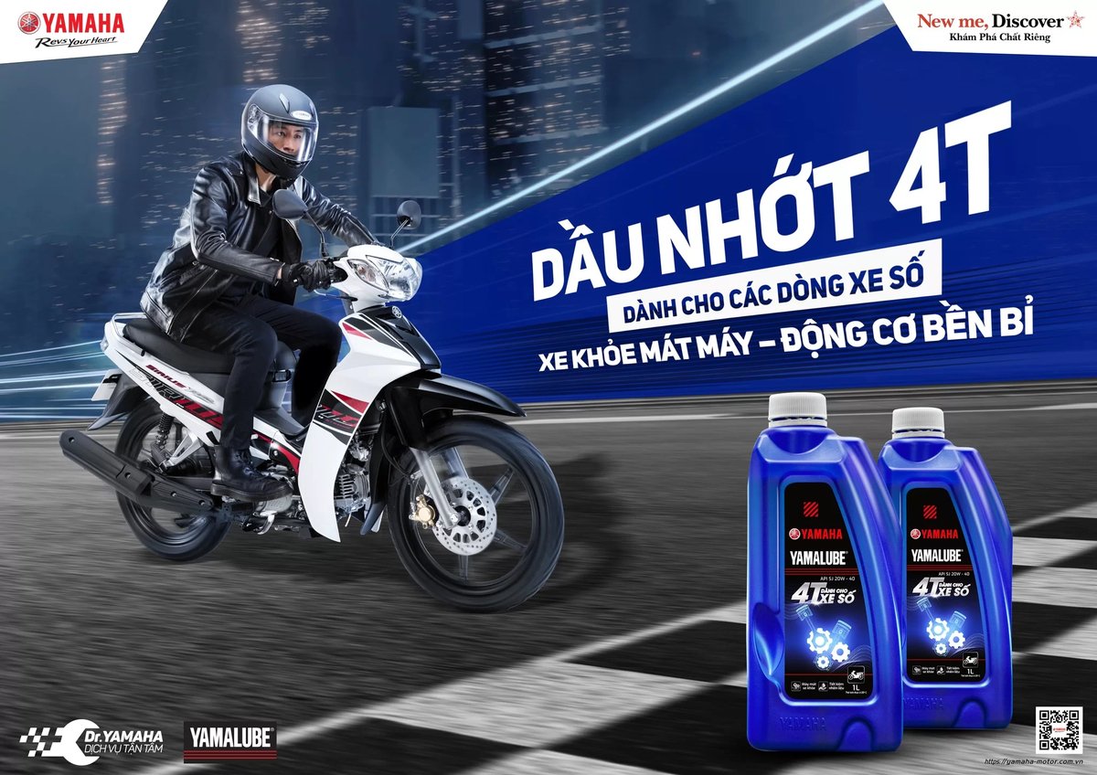 Nhớt Yamalube xe số 4T 20W